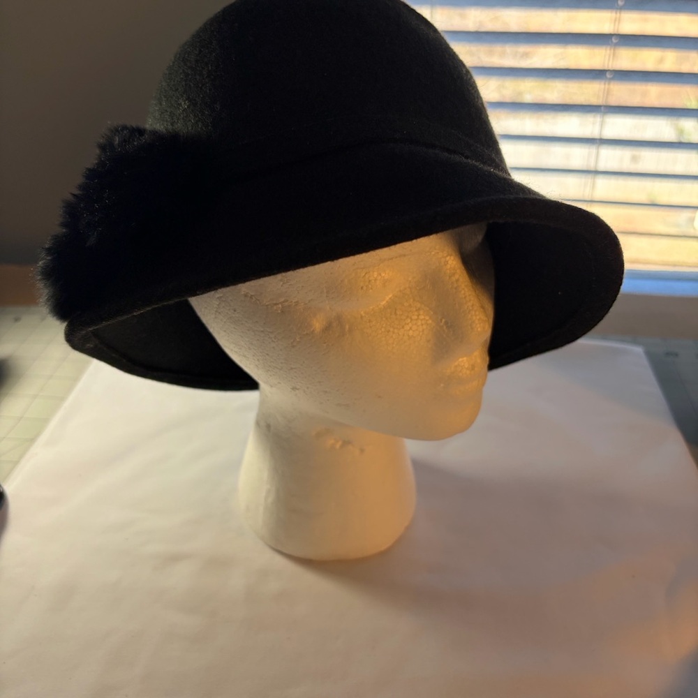 Regency Cashmere Saks vintage Elegant Coat with Fur Collar! Classic! W/Hat - Picture 13 of 16